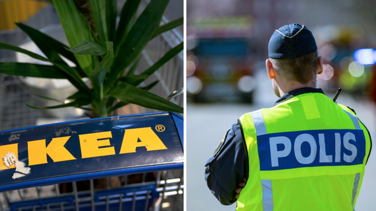 Polisman misstänkts ha stulit varor från Ikea och återlämnat varorna för att få tillgodokvitton.